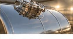 Stainless steel tanker hatch